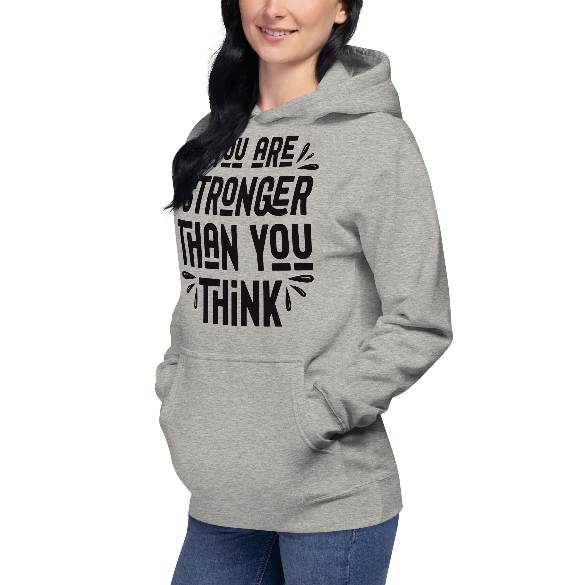 Unisex Hoodie, (Stronger then you think) Back to School, Gift, Travel
