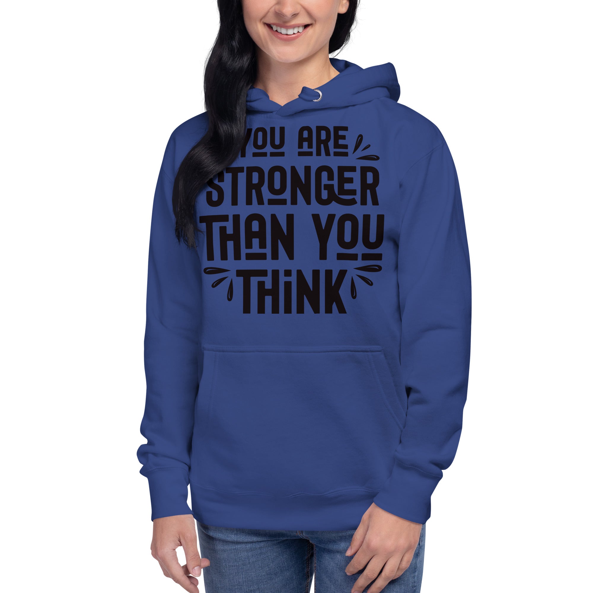 Unisex Hoodie, (Stronger then you think) Back to School, Gift, Travel