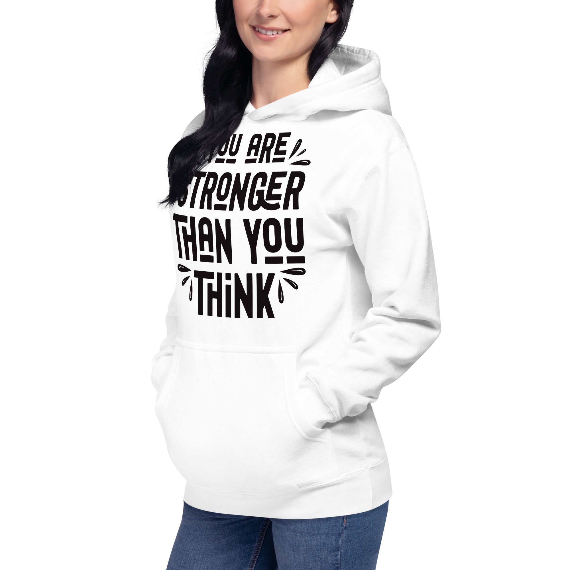 Unisex Hoodie, (Stronger then you think) Back to School, Gift, Travel