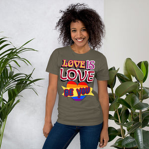 Unisex T-Shirts, Love is Love T shirt, everyday T shirt, Gift, 100% Cotton