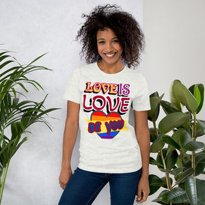 Unisex T-Shirts, Love is Love T shirt, everyday T shirt, Gift, 100% Cotton