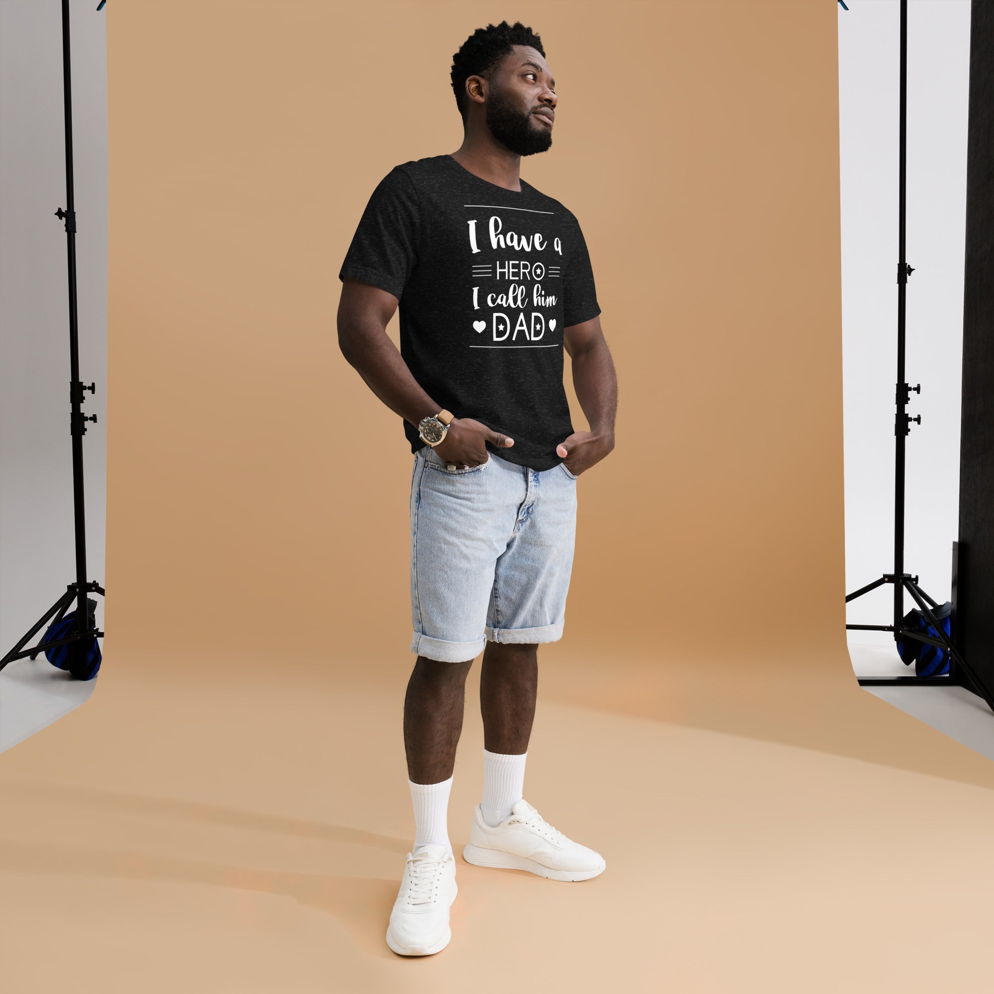 T Shirt,  (I Have a hero I call Him DAD) Father's Day T shirt, Gift for Dad, Stepdad, Brother, Gift for him,