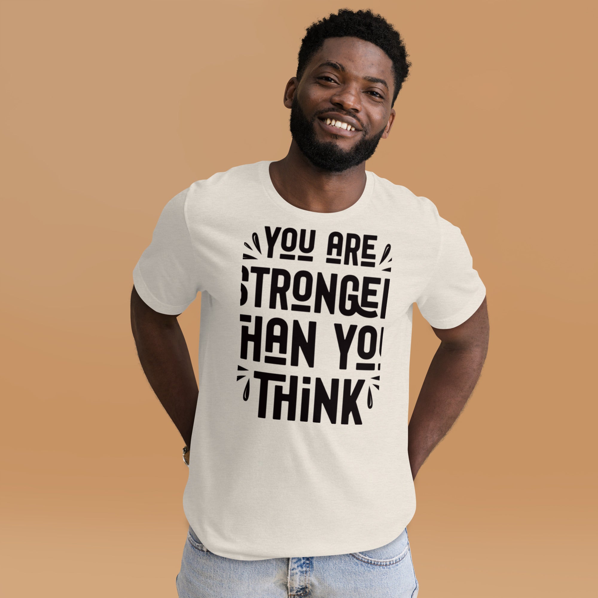 Unisex t-shirt, (Stronger then you think) Back to School, Gift, Travel