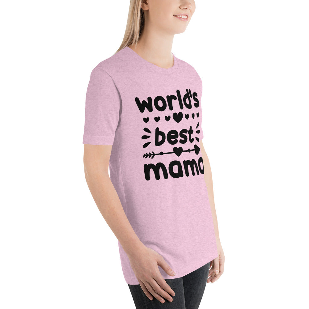 T Shirt, World's Best Mama T-Shirt -Unisex- T Shirt, Gift for Her, Gift for Mom