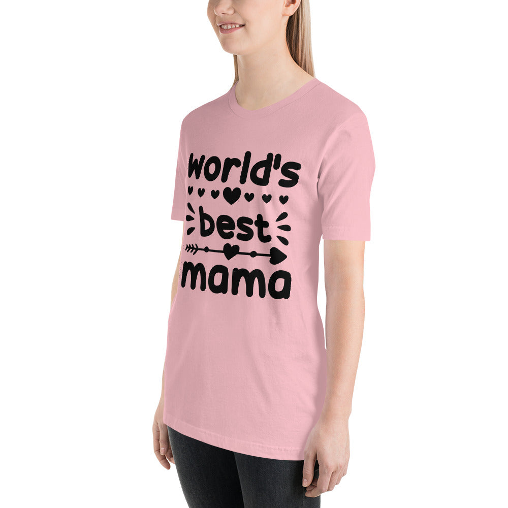 T Shirt, World's Best Mama T-Shirt -Unisex- T Shirt, Gift for Her, Gift for Mom