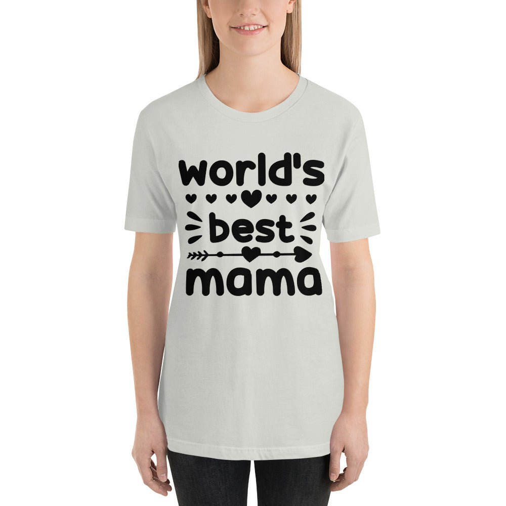 T Shirt, World's Best Mama T-Shirt -Unisex- T Shirt, Gift for Her, Gift for Mom