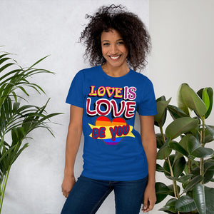 Unisex T-Shirts, Love is Love T shirt, everyday T shirt, Gift, 100% Cotton