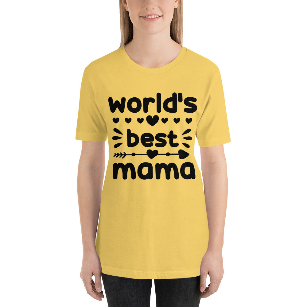 T Shirt, World's Best Mama T-Shirt -Unisex- T Shirt, Gift for Her, Gift for Mom