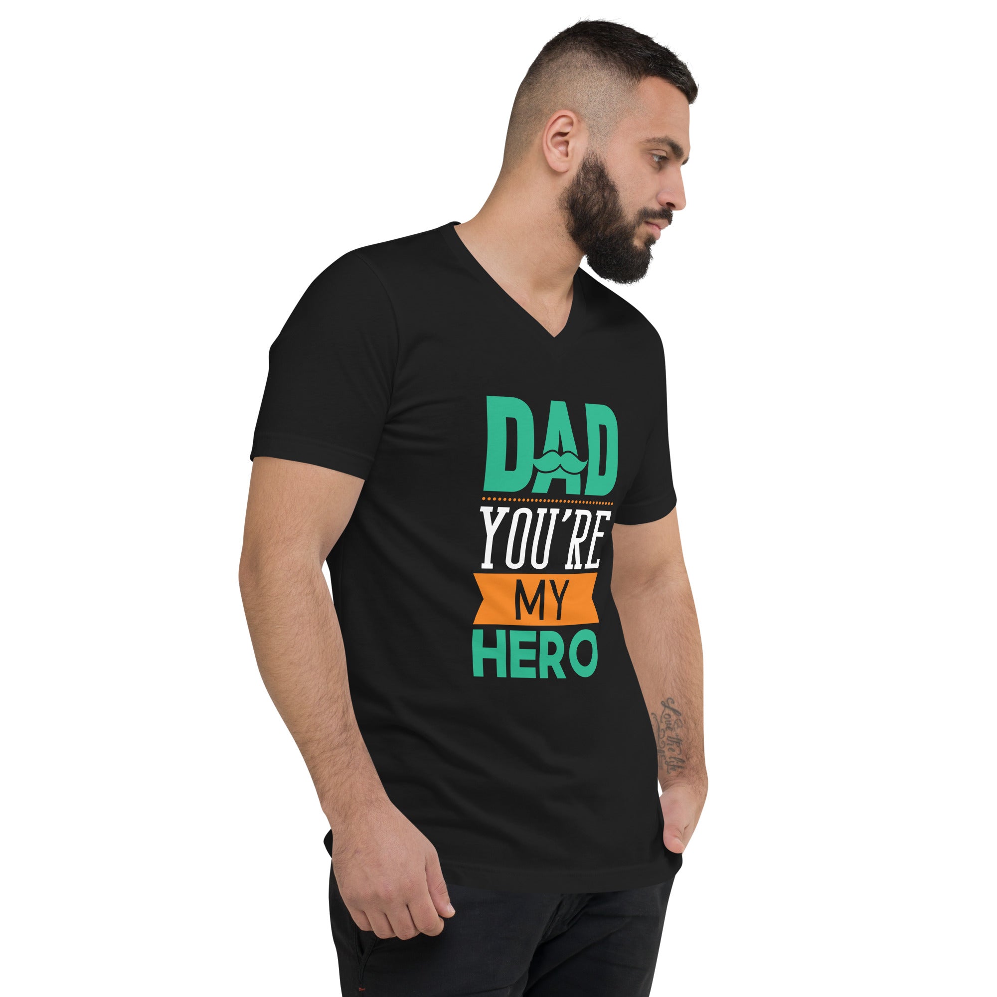 T Shirt, Father's Day T  Shirt, Unisex Short Sleeve V-Neck T-Shirt