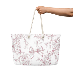 Oversized weekender bag- Travel, Shopping, wedding Gift-