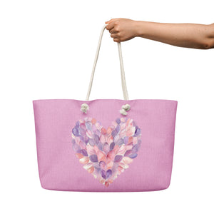 Oversized weekender bag- Travel, Shopping, wedding Gift- Customize Options- Colors