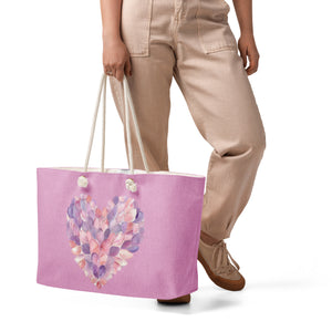 Oversized weekender bag- Travel, Shopping, wedding Gift- Customize Options- Colors