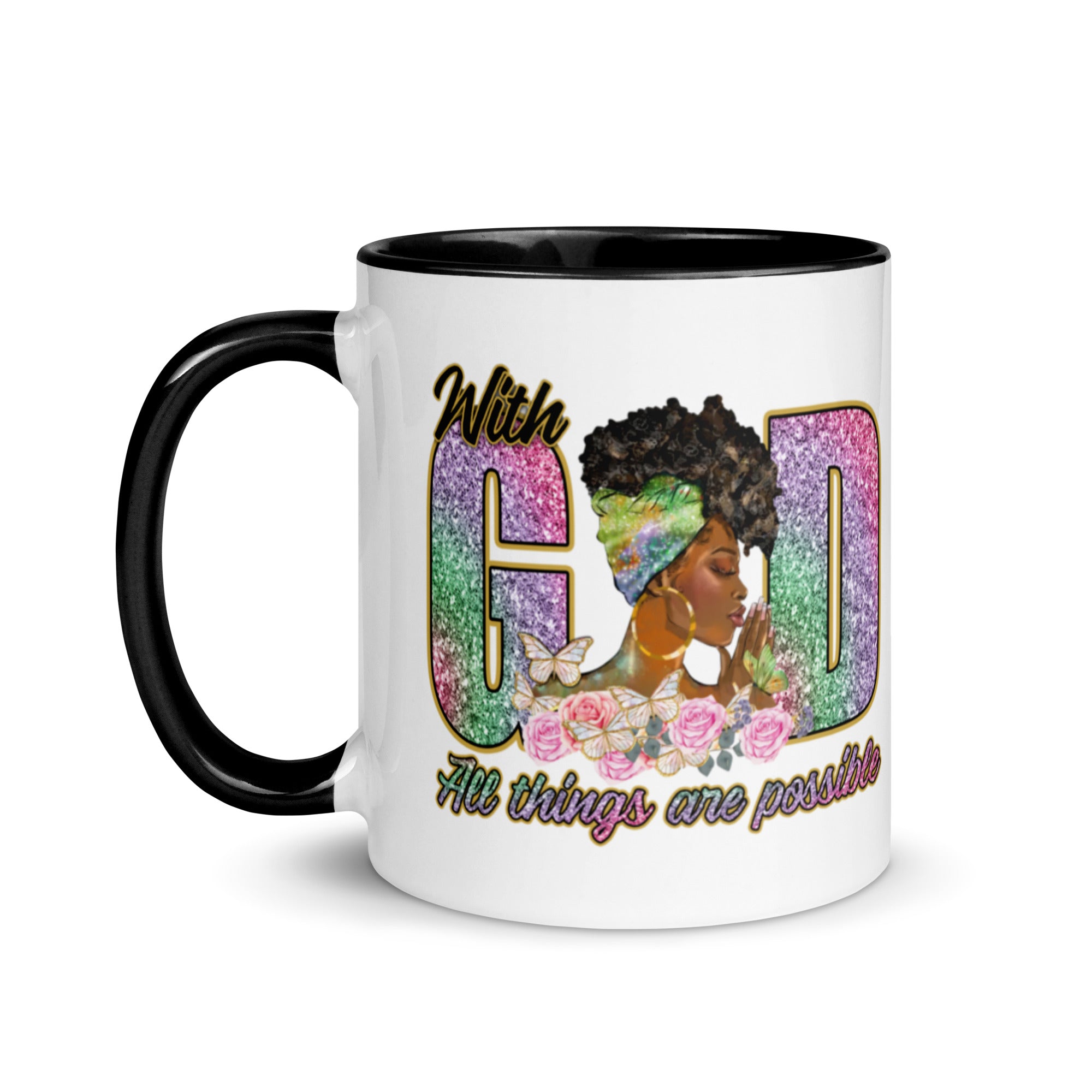Mug with Color Inside, Coffee Cup, Mug, Mother's Day 11, 15 OZ