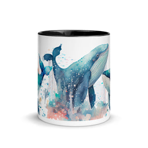 Coffee Cup, Mug with Color Inside Gift, Tea Cup