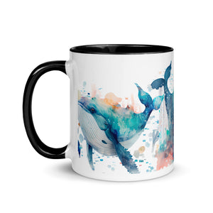 Coffee Cup, Mug with Color Inside Gift, Tea Cup