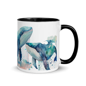 Coffee Cup, Mug with Color Inside Gift, Tea Cup