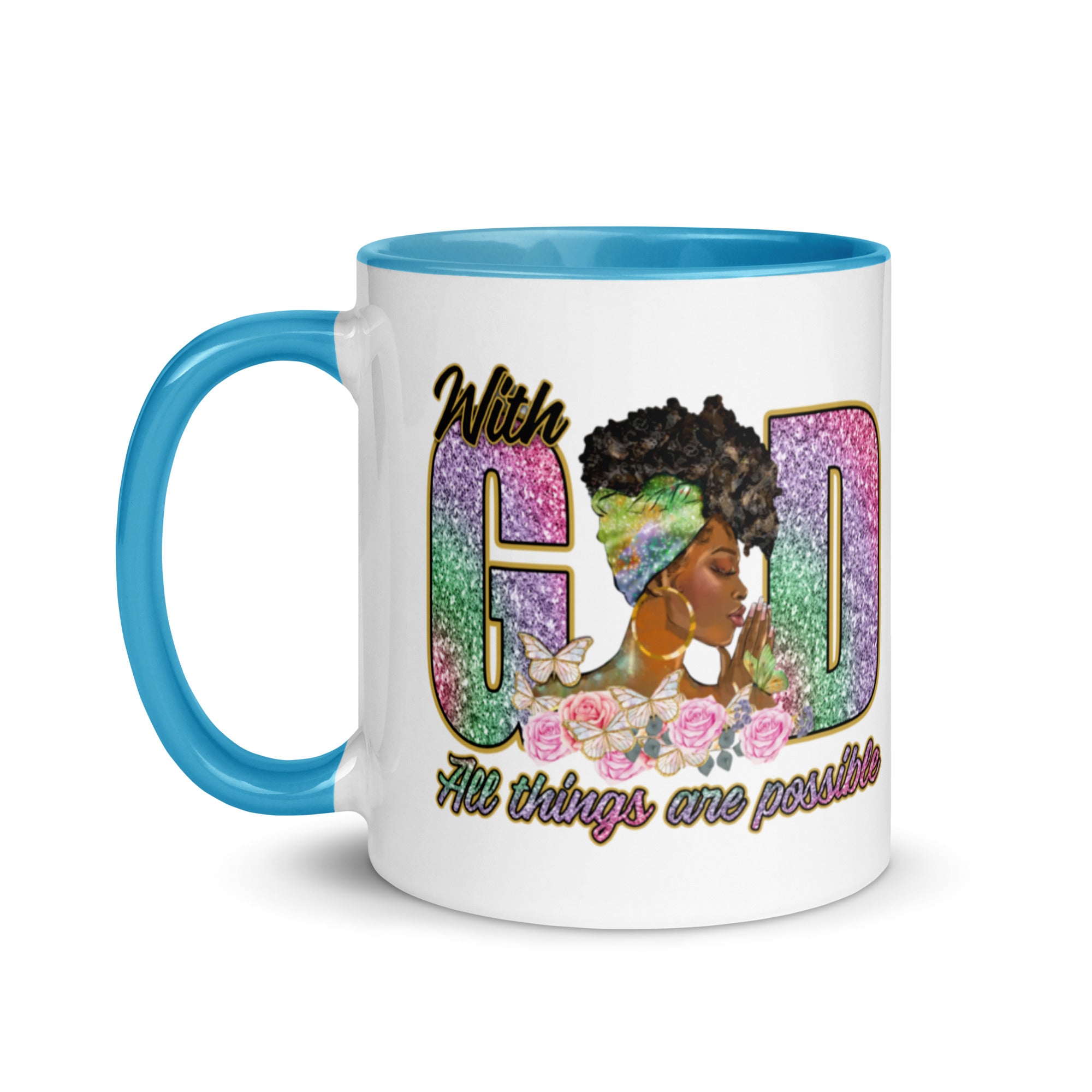 Mug with Color Inside, Coffee Cup, Mug, Mother's Day 11, 15 OZ