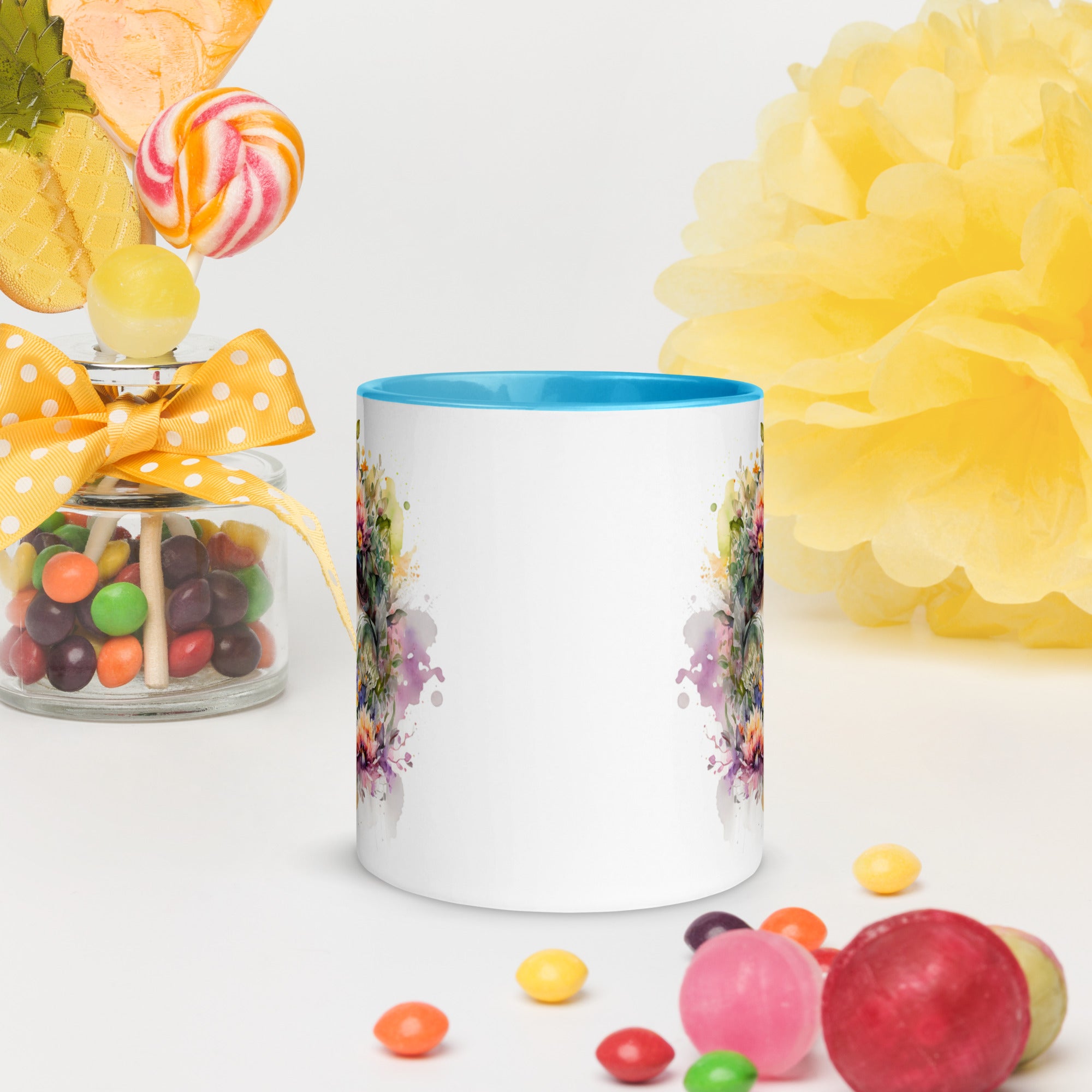 Mug with Color Inside, Gift for Mom, Coffee Cup, Tea Cup