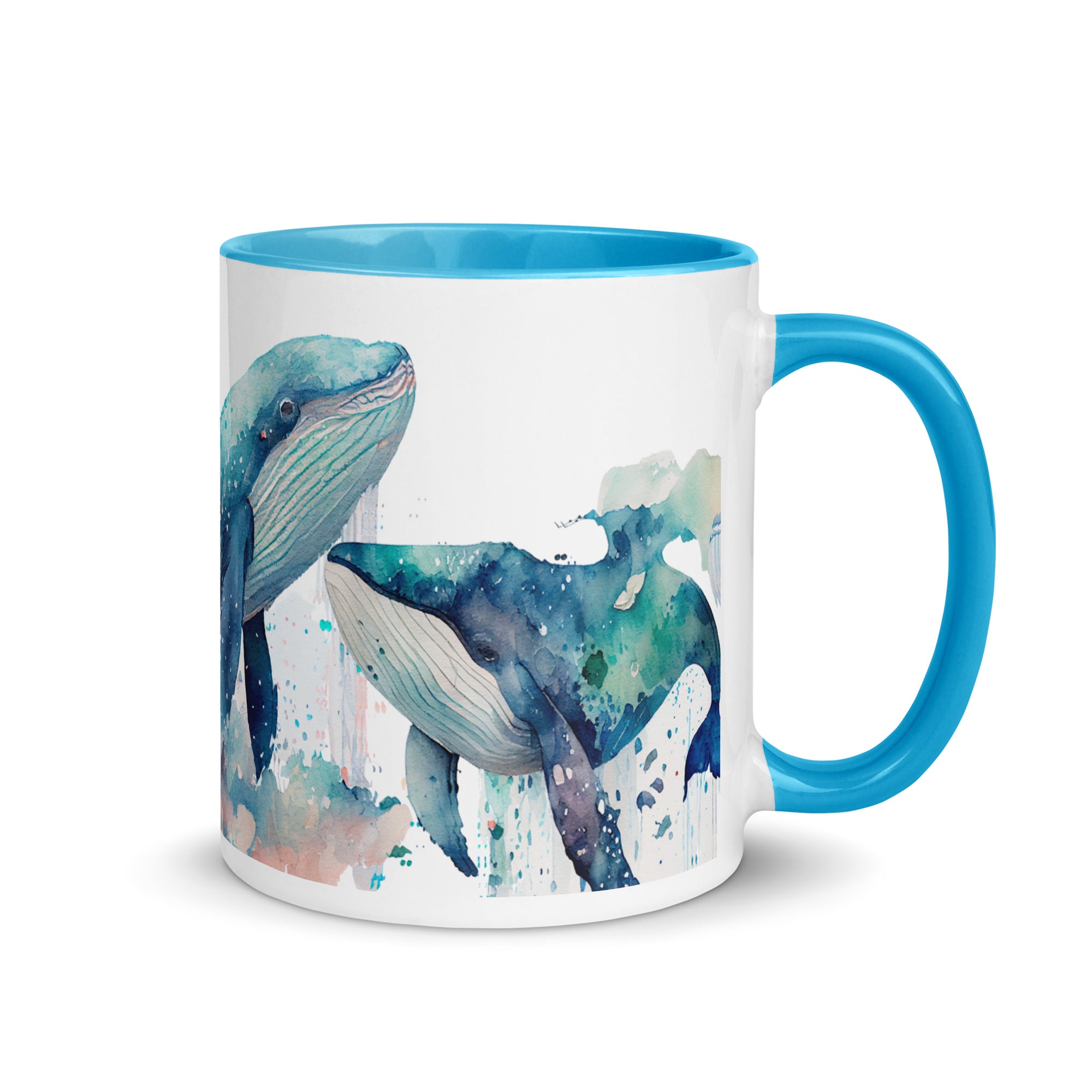 Coffee Cup, Mug with Color Inside Gift, Tea Cup
