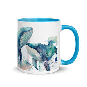 Coffee Cup, Mug with Color Inside Gift, Tea Cup