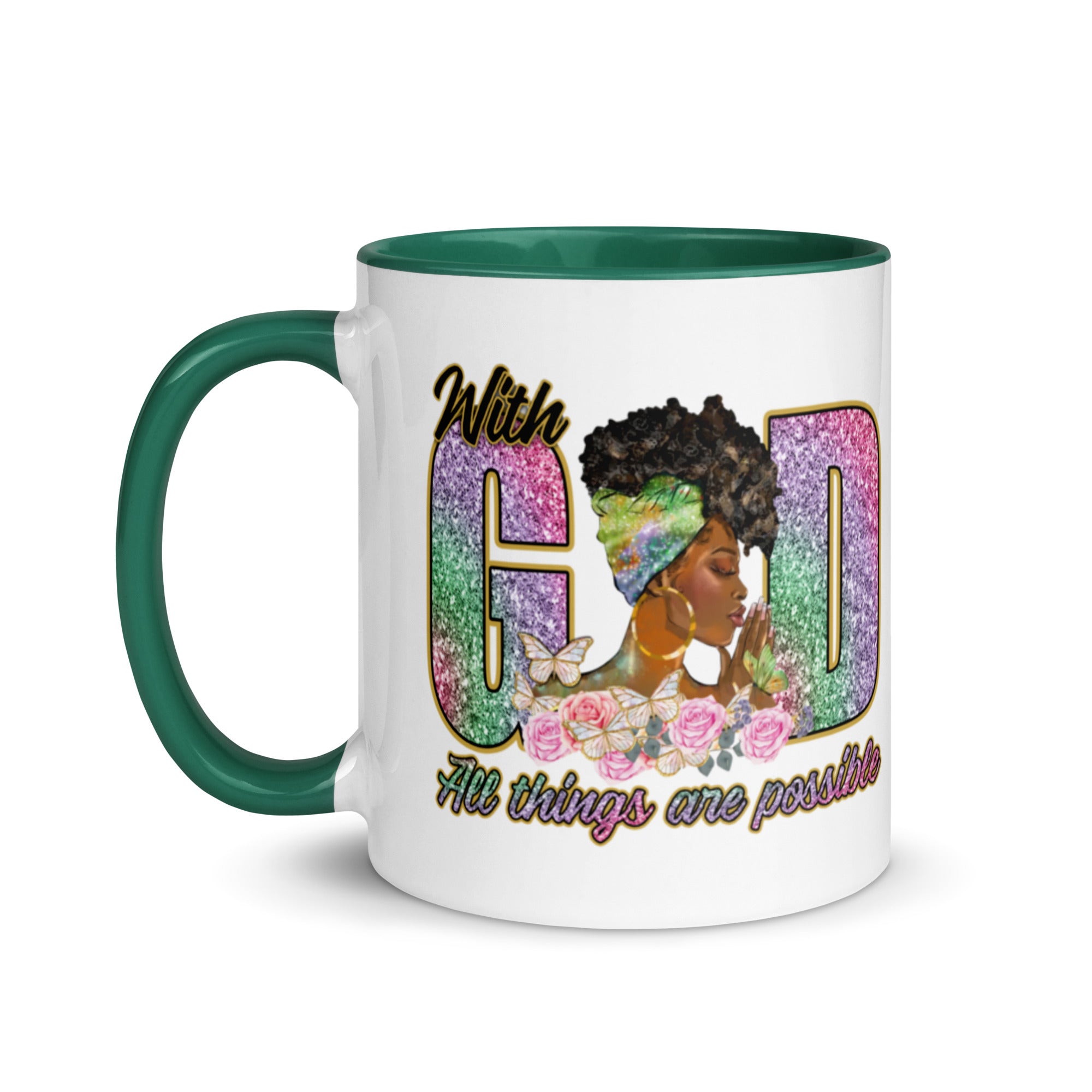 Mug with Color Inside, Coffee Cup, Mug, Mother's Day 11, 15 OZ