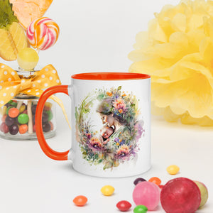 Mug with Color Inside, Gift for Mom, Coffee Cup, Tea Cup