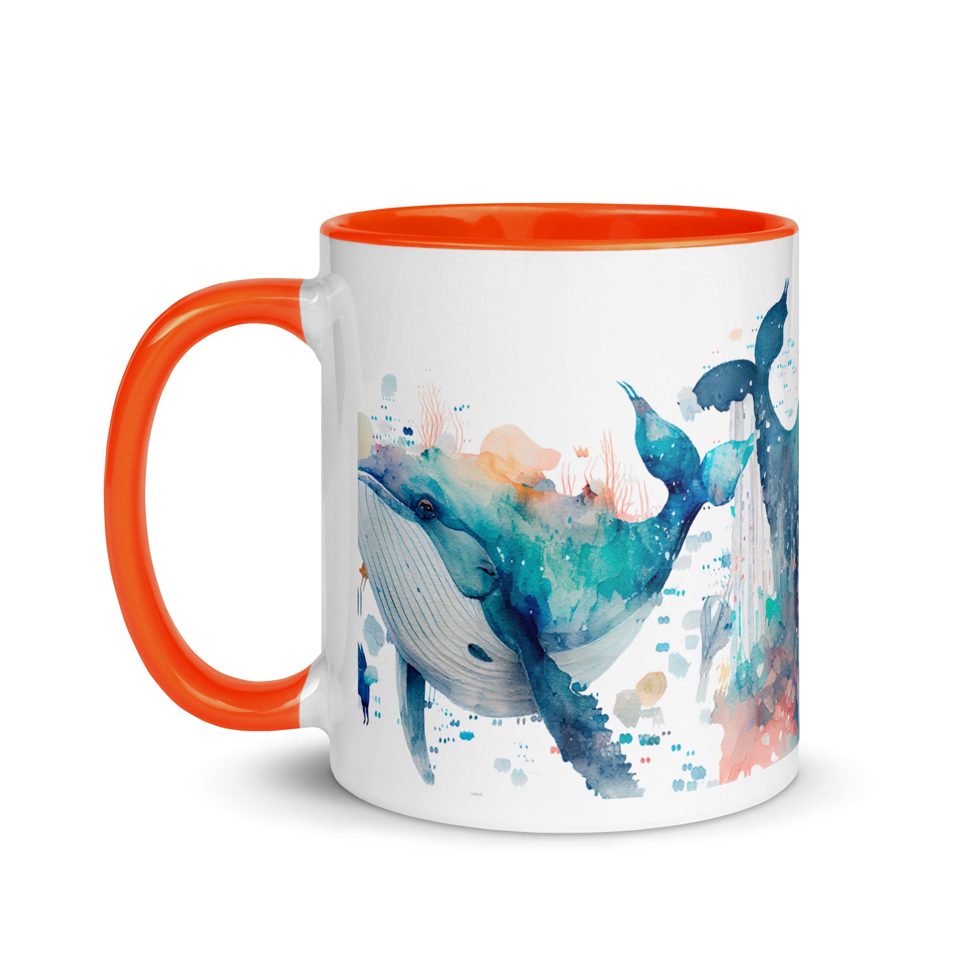 Coffee Cup, Mug with Color Inside Gift, Tea Cup