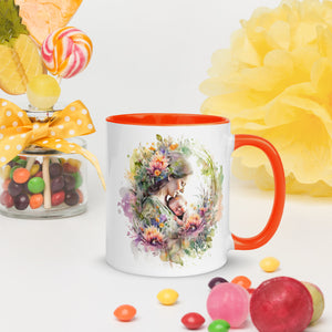 Mug with Color Inside, Gift for Mom, Coffee Cup, Tea Cup