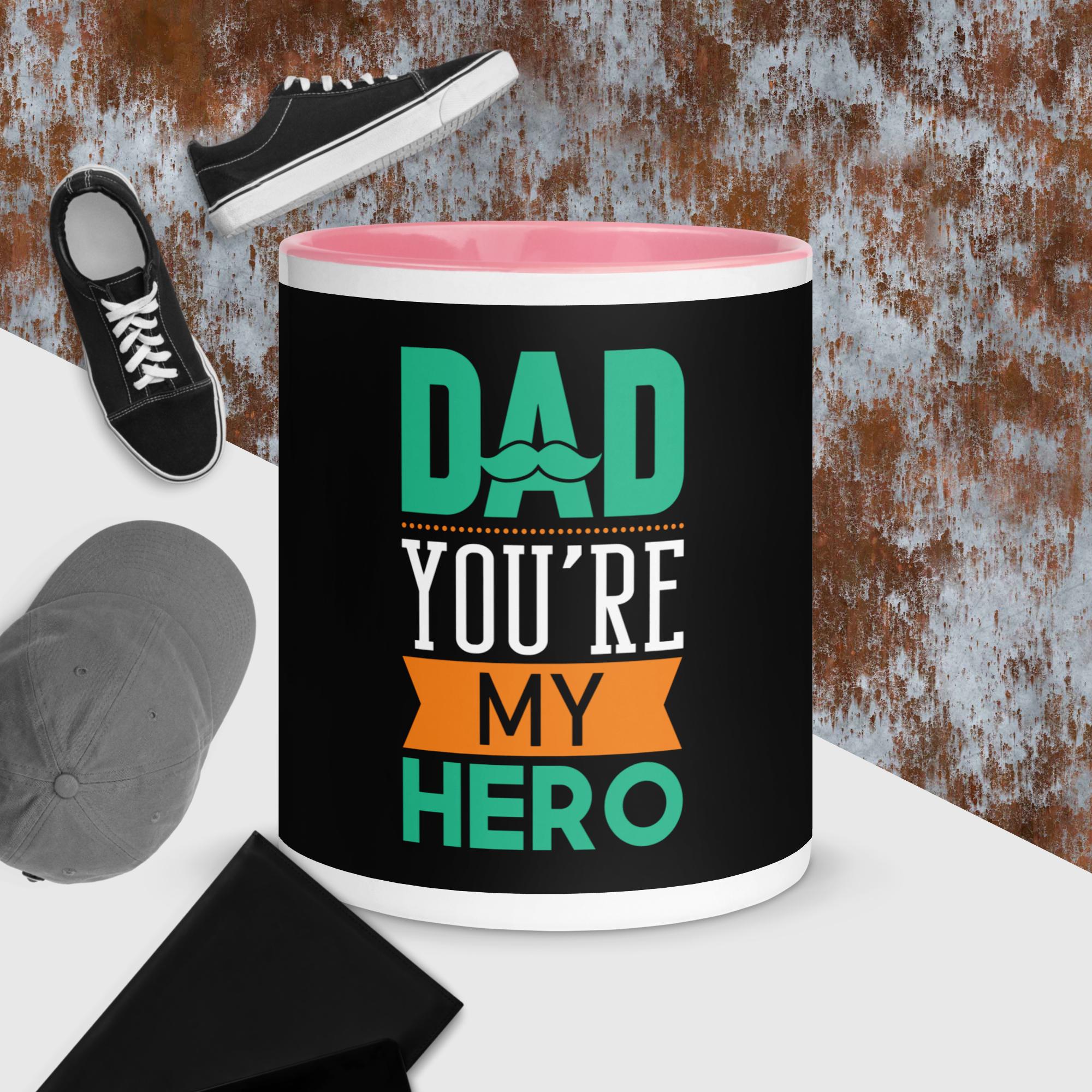 Coffee Cup, Mug with Color Inside, Father's day Mug, Tea Cup, Customized