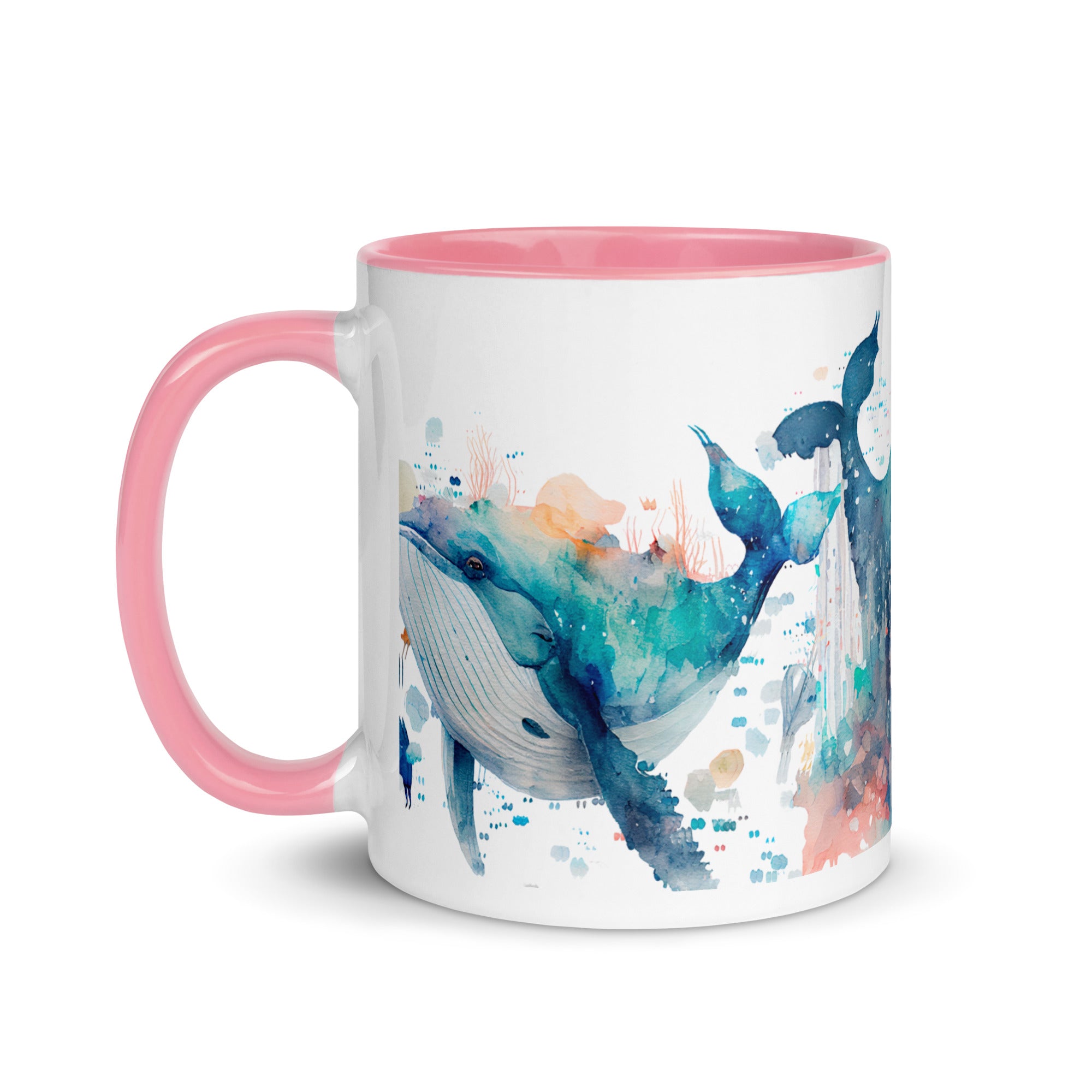 Coffee Cup, Mug with Color Inside Gift, Tea Cup