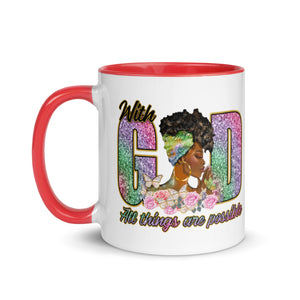 Mug with Color Inside, Coffee Cup, Mug, Mother's Day 11, 15 OZ