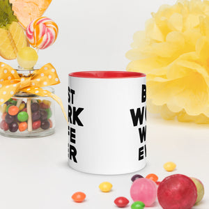 Best Work Wife Ever, Mug with Color Inside, coffee Cup. Cup for Mom