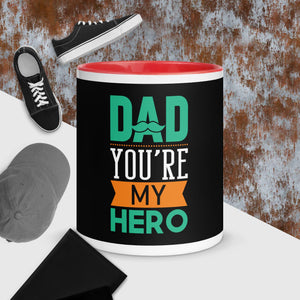 Coffee Cup, Mug with Color Inside, Father's day Mug, Tea Cup, Customized