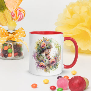 Mug with Color Inside, Gift for Mom, Coffee Cup, Tea Cup