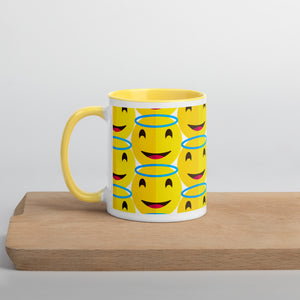 Mug with Color Inside, Smile Cup, Gift