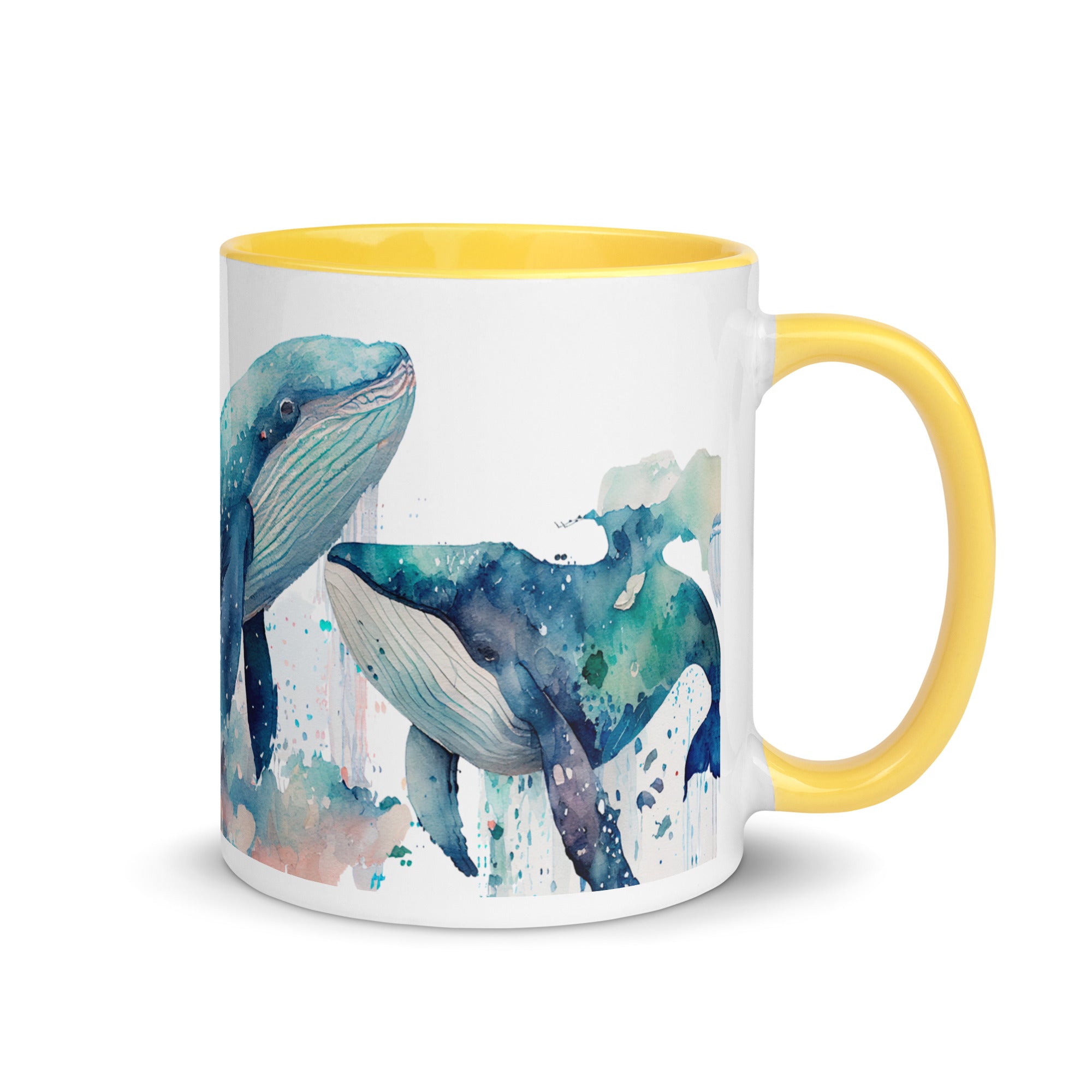 Coffee Cup, Mug with Color Inside Gift, Tea Cup