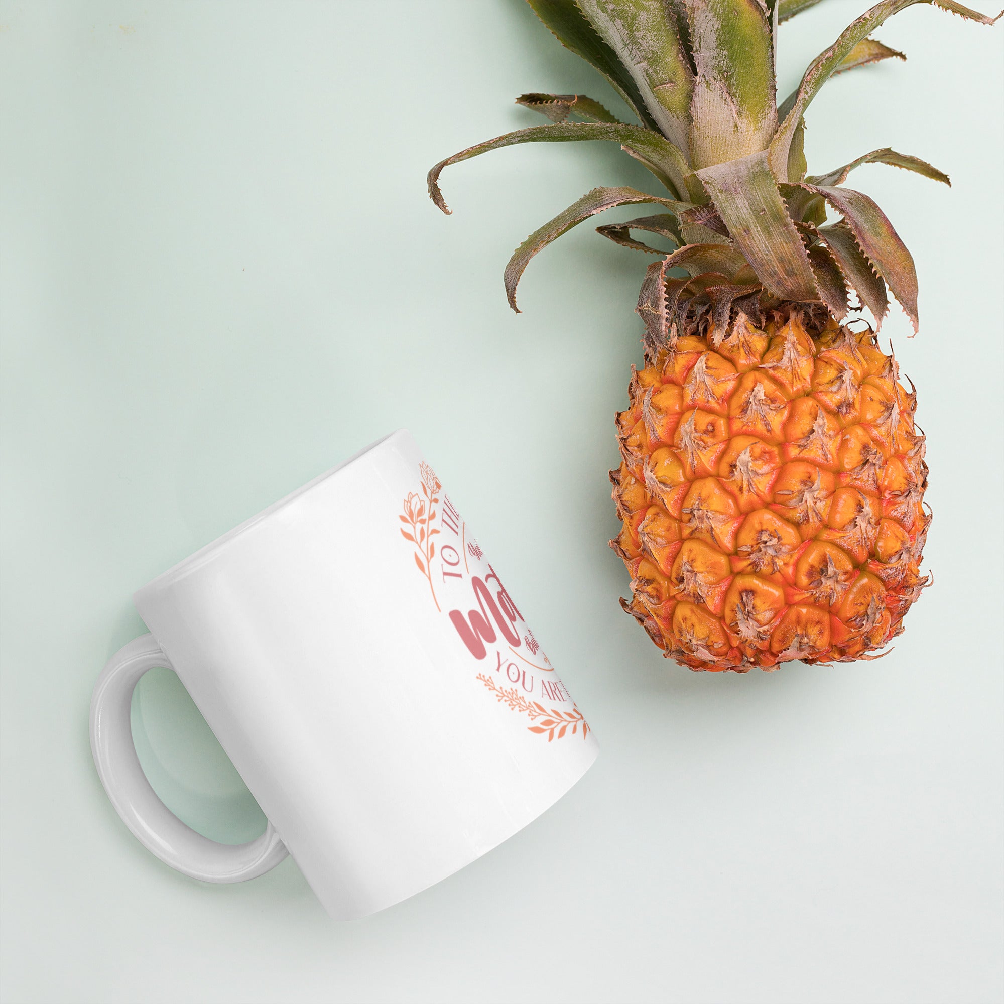 White glossy mug, MOM Coffee Cup 11-15-20 OZ