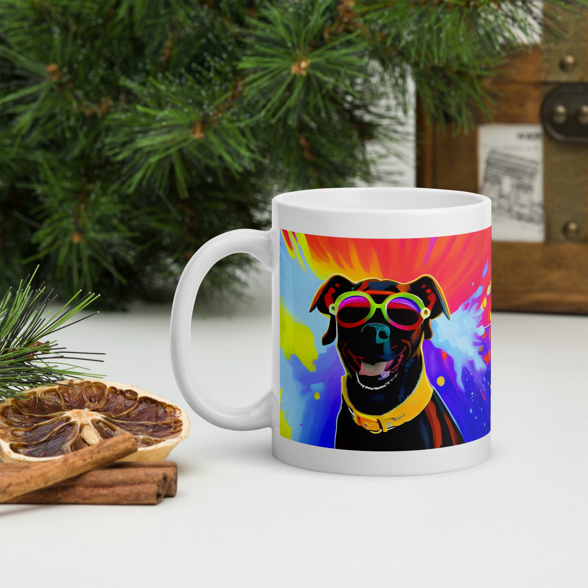 Coffee Cup, White glossy mug, Your Dog Mug, Tea, Gift