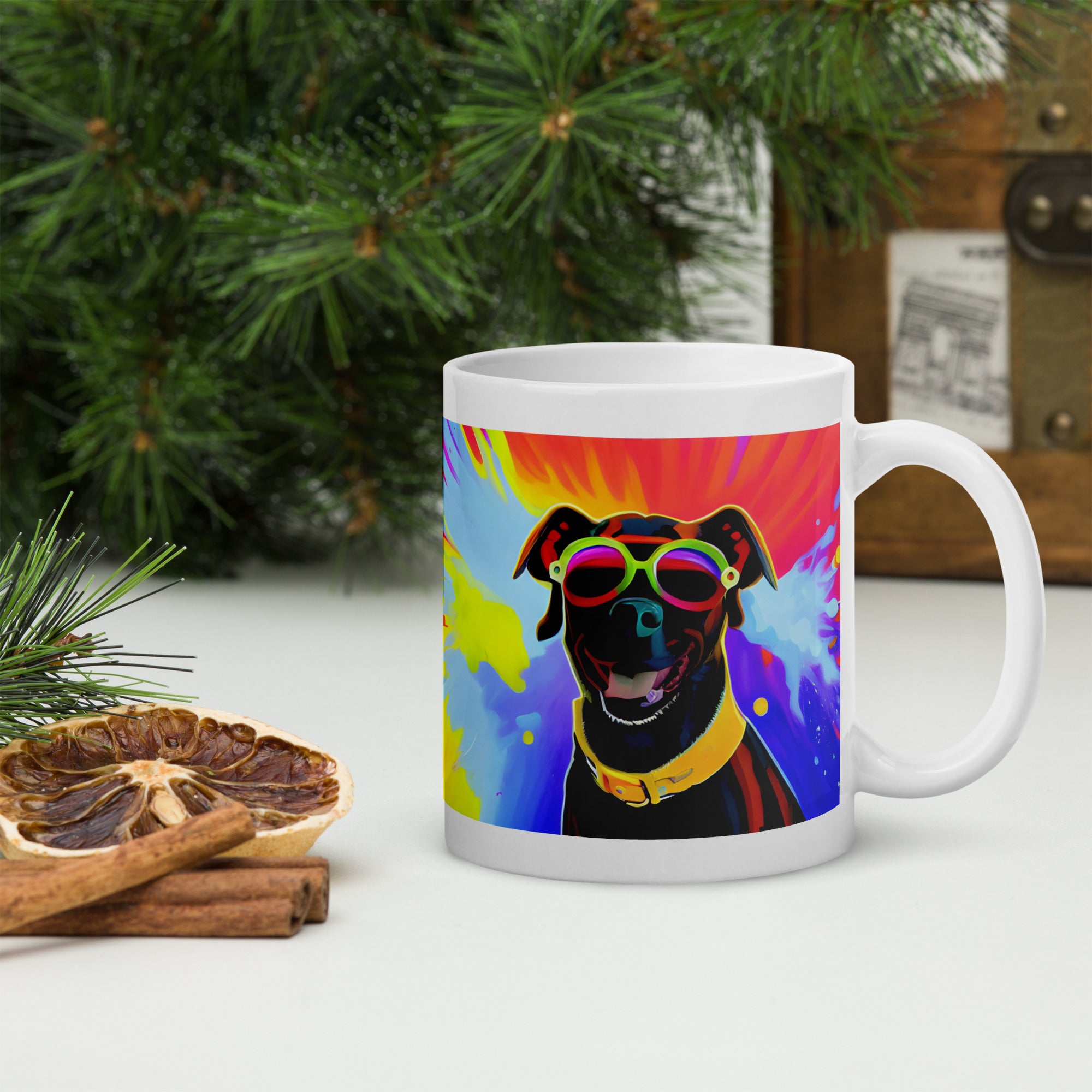 Coffee Cup, White glossy mug, Your Dog Mug, Tea, Gift