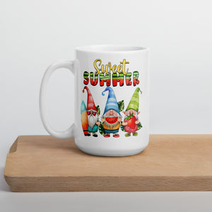 White glossy mug