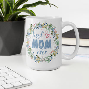 White glossy mug, 11 OZ, 15 OZ, 20 OZ  Mother's Day Coffee Cup, Coffee Mug