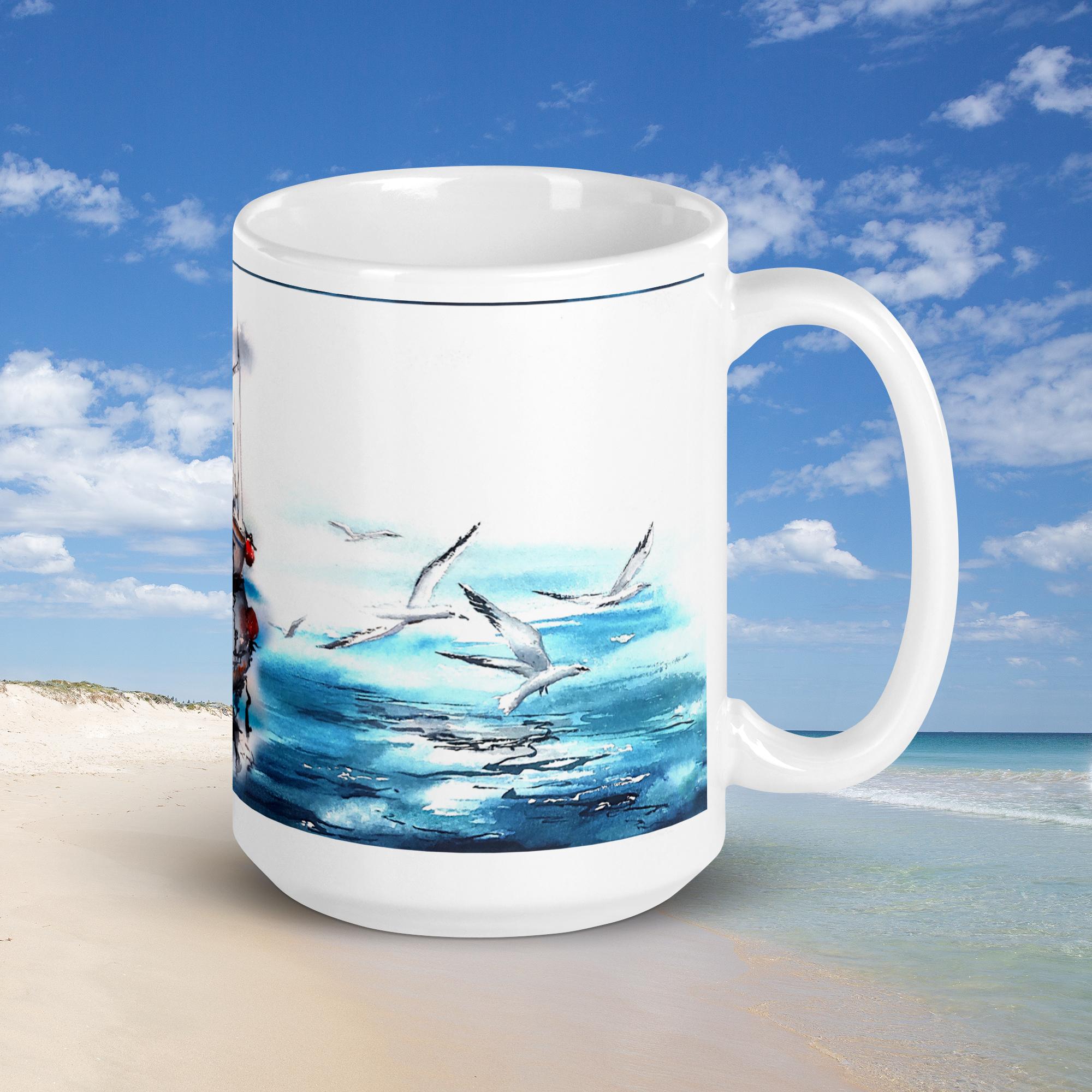 Coffee cup, Coffee mug, Tea, White glossy mug