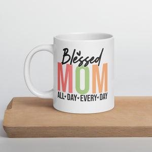 White glossy mug-11-15-20 Oz Mother's Day Mug, Coffee Cup