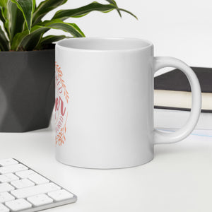 White glossy mug, MOM Coffee Cup 11-15-20 OZ