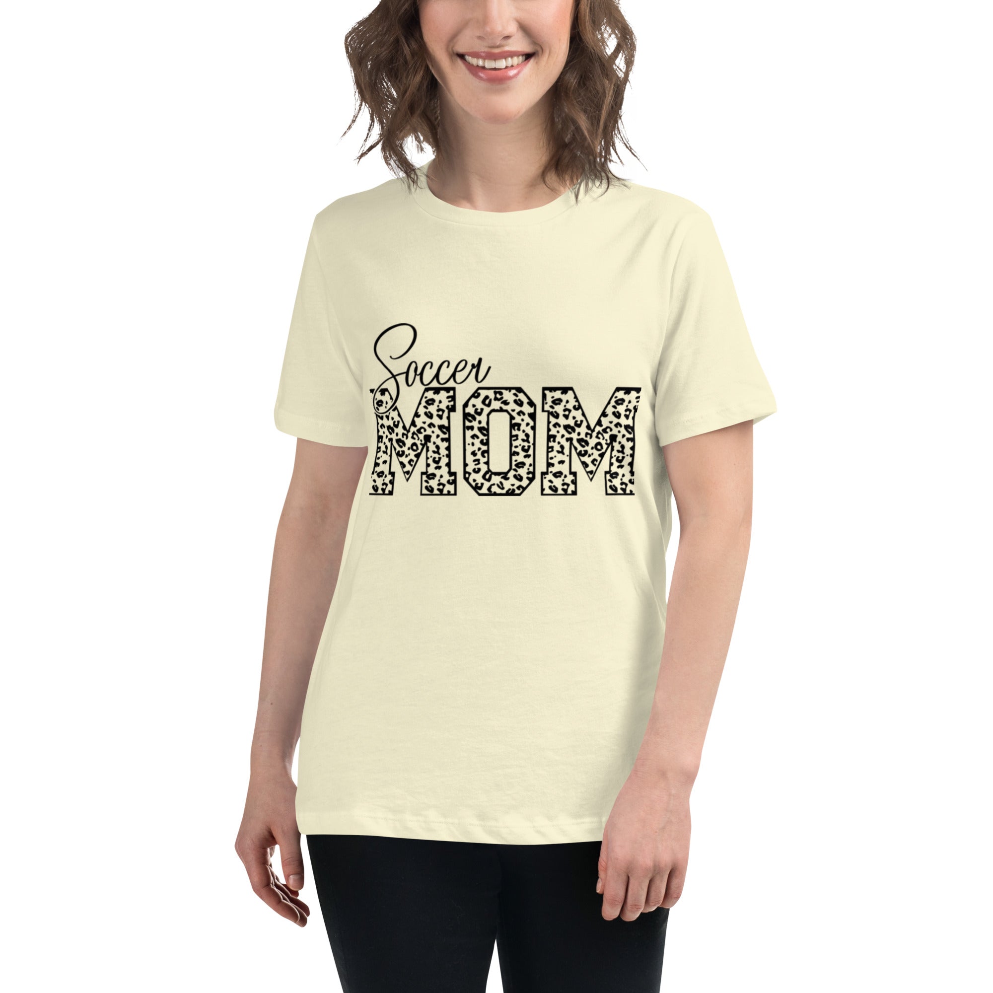 Women's Relaxed T-Shirt, Soccer Mom T Shirt, Gift for her