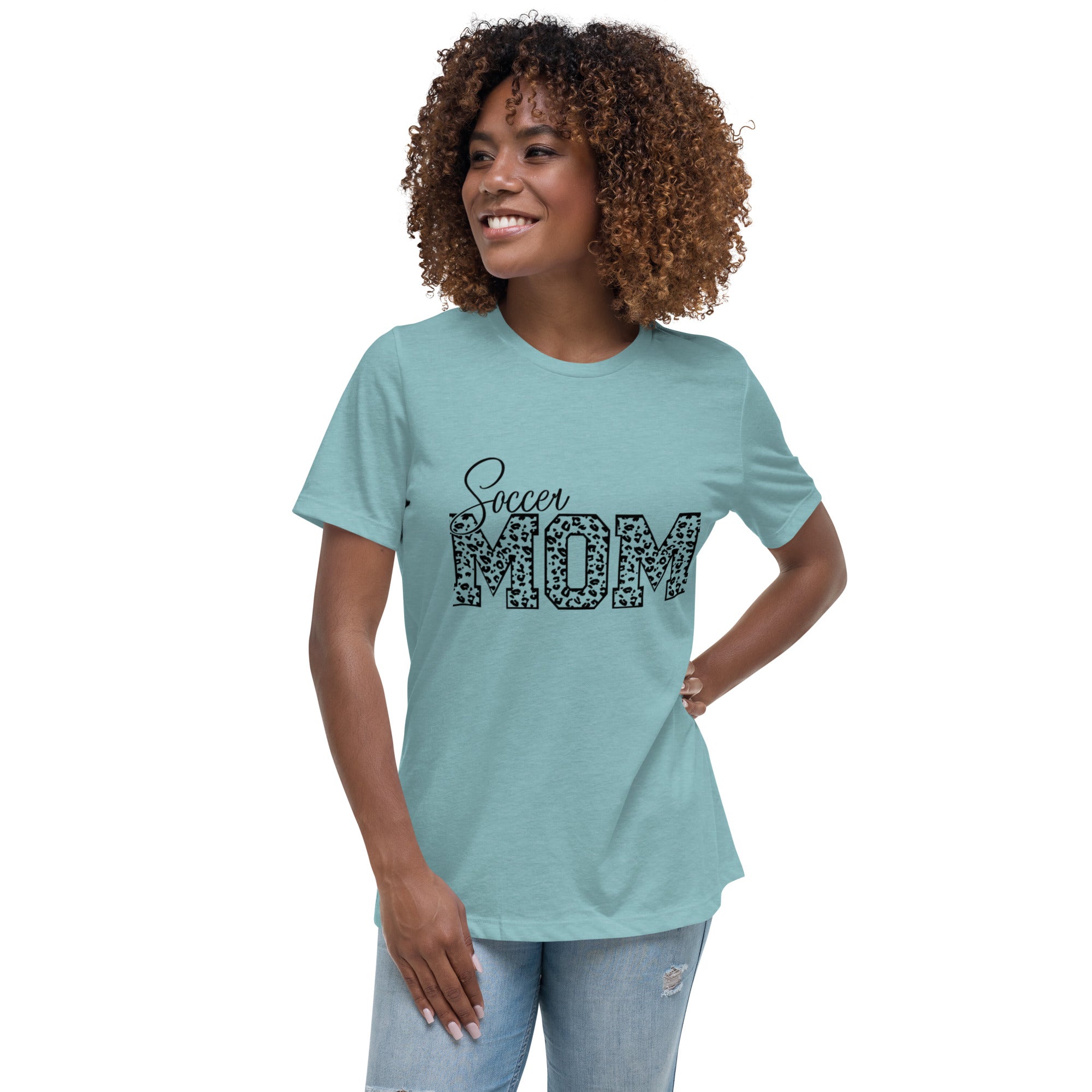 Women's Relaxed T-Shirt, Soccer Mom T Shirt, Gift for her