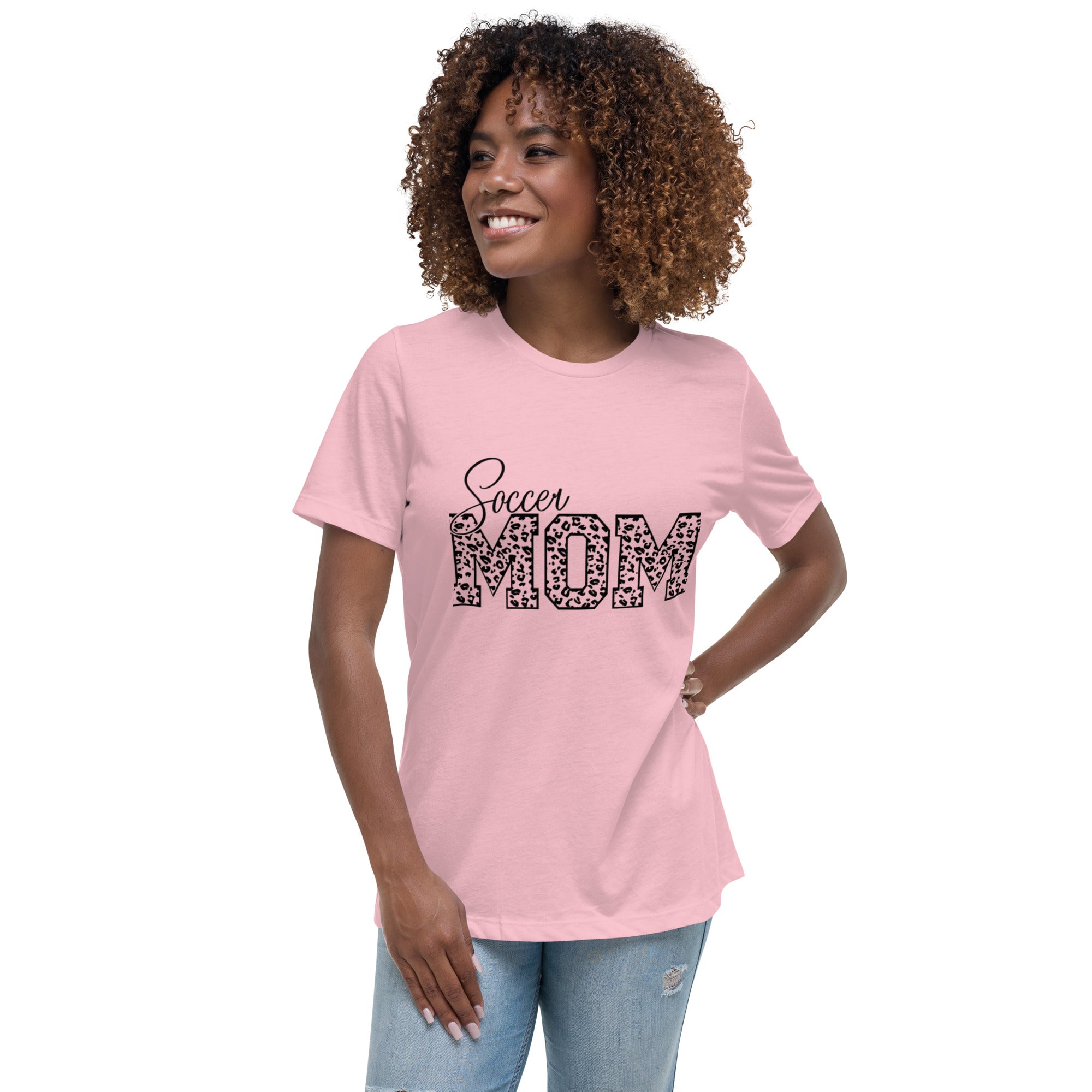 Women's Relaxed T-Shirt, Soccer Mom T Shirt, Gift for her