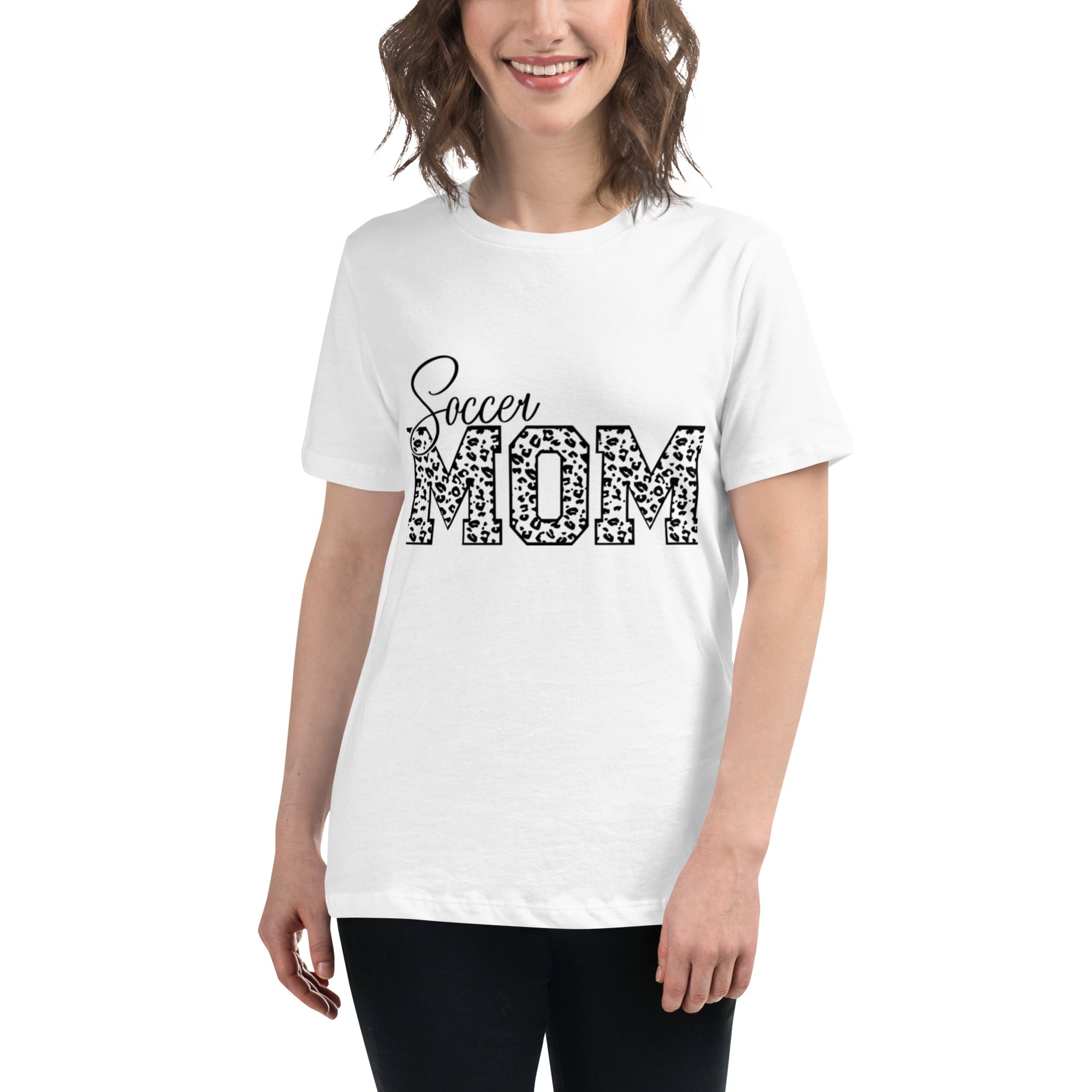 Women's Relaxed T-Shirt, Soccer Mom T Shirt, Gift for her