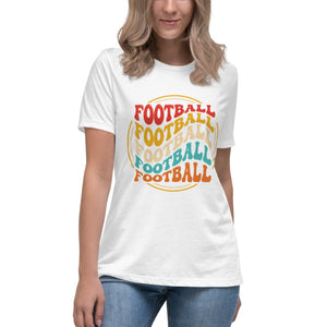Women's Relaxed T-Shirt, Soccer/ Football, World T Shirt,