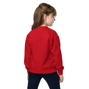 Youth crewneck sweatshirt, Kids Crewneck Xmas Dog Crewneck